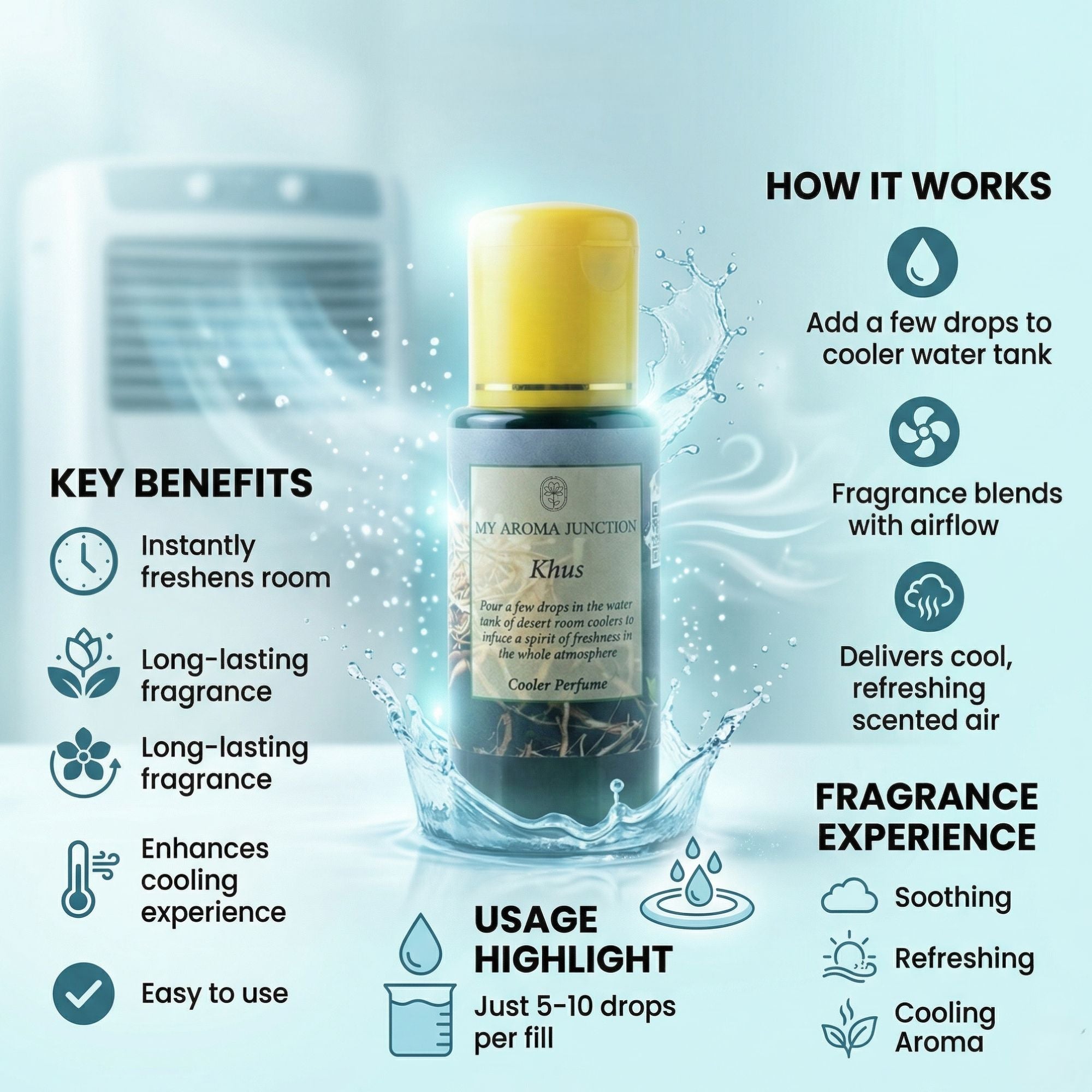 Khus Cooler Perfume 100ml