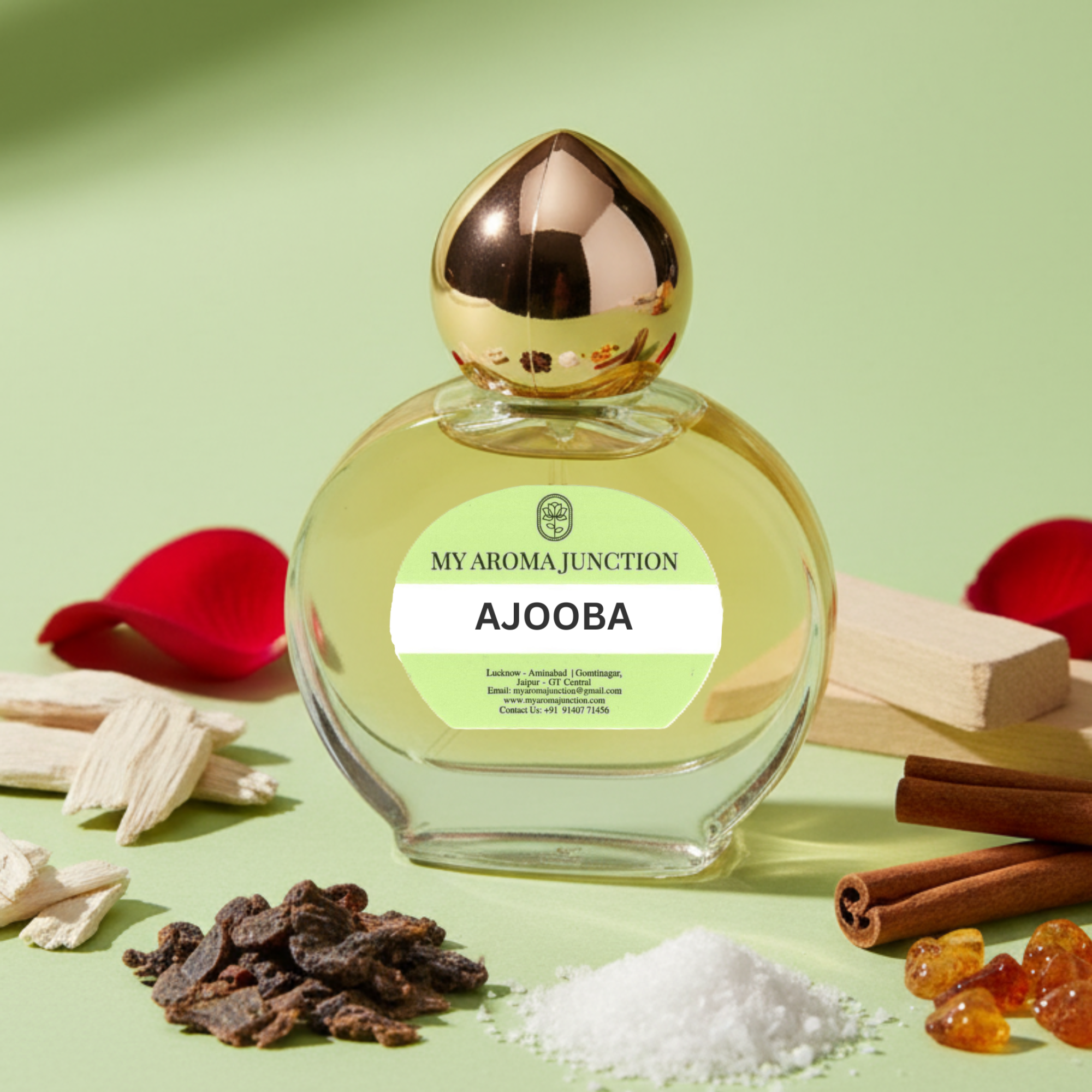 Ajooba Attar 12ml – Royal White Oudh & Exotic Floral Blend for Men