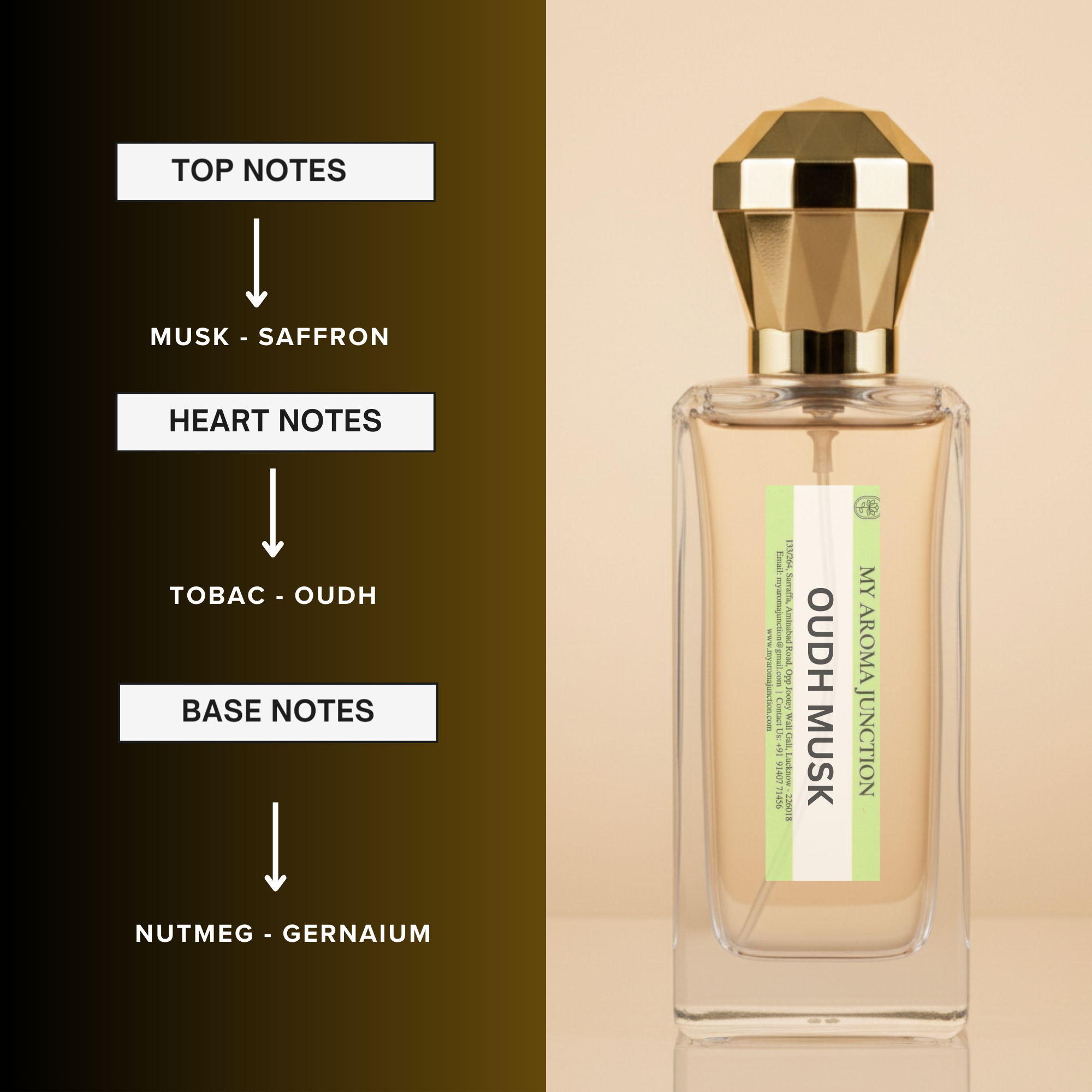 Oudh Musk Perfume for Men & Women