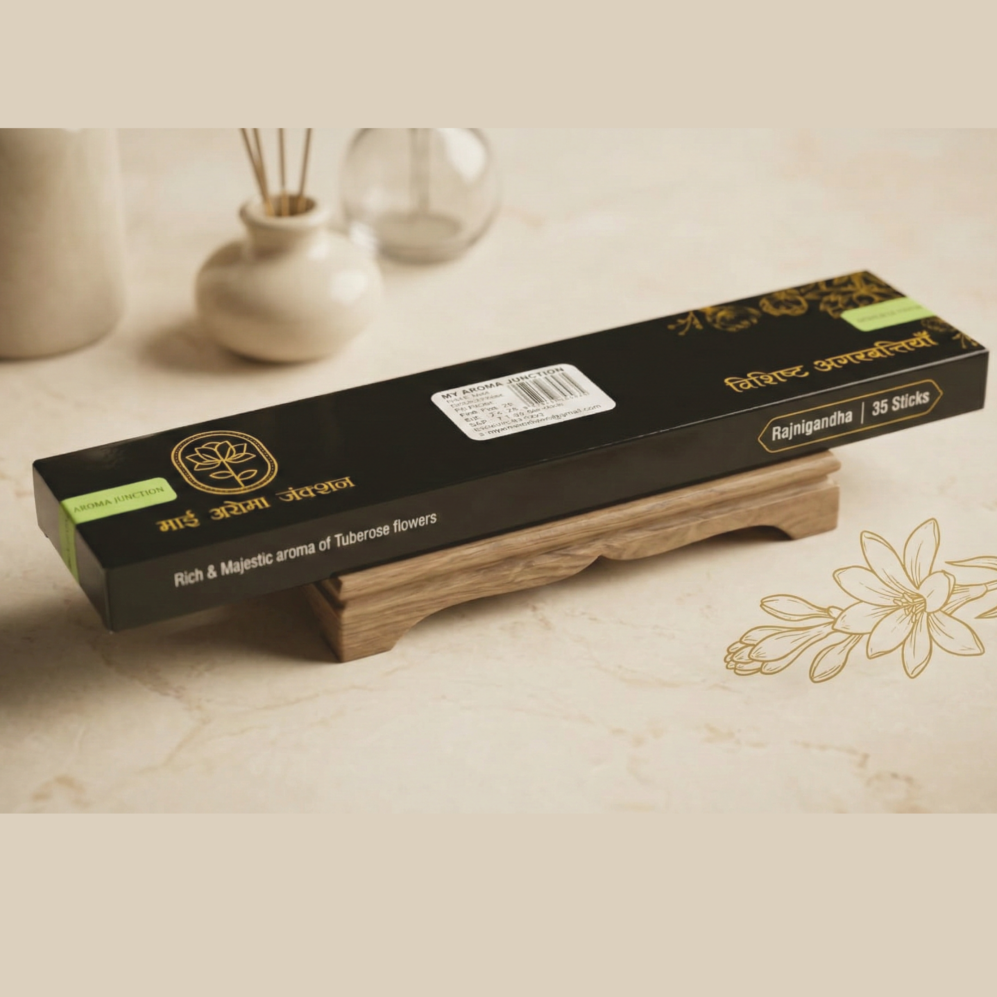 Rajnigandha Incense Sticks (35 Sticks)