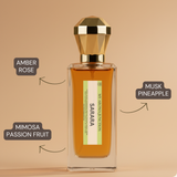 Sarara Perfume – A Fruity & Floral Amber-Rose Scent for Women | MY AROMA JUNCTION
