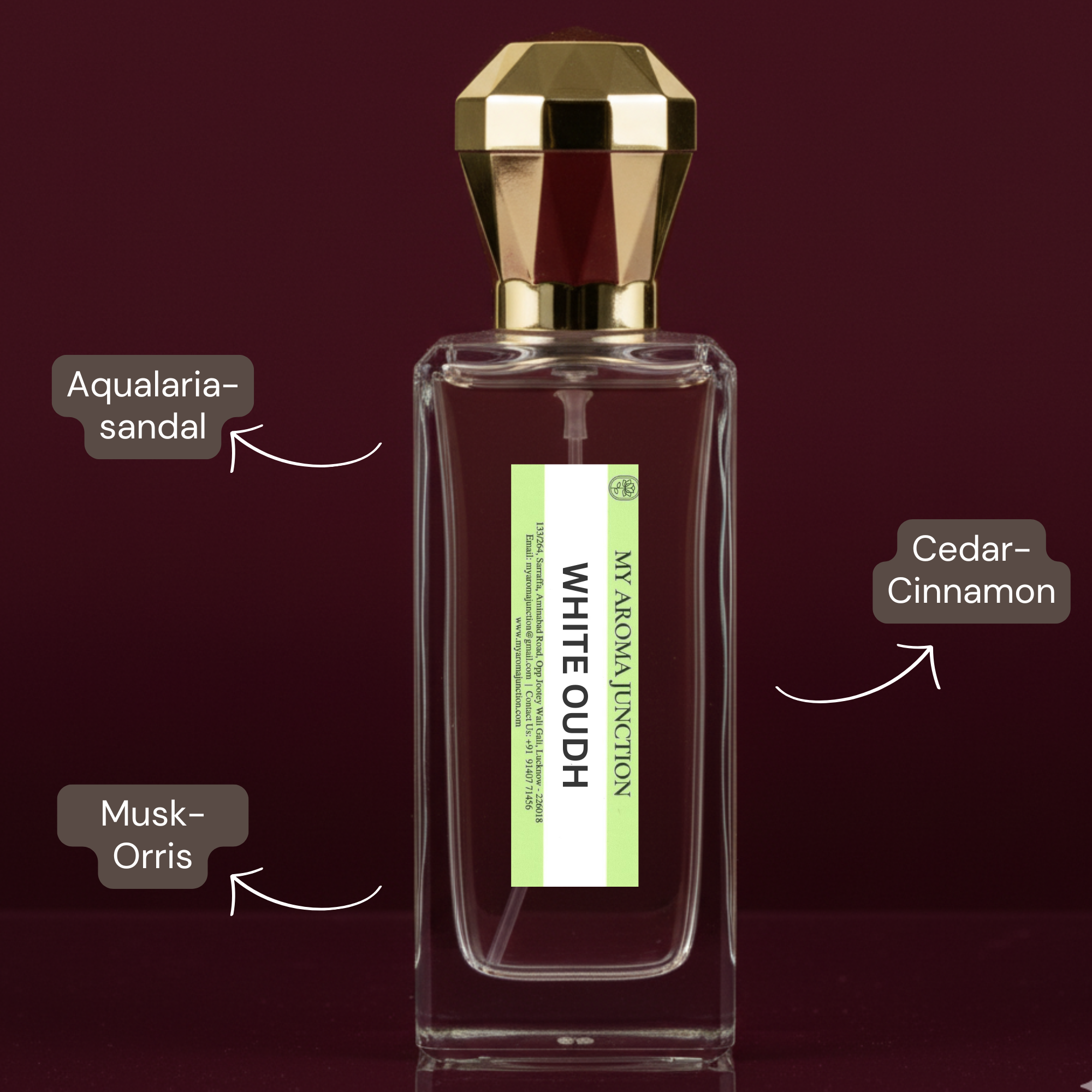 White Oudh Perfume for Men & Women