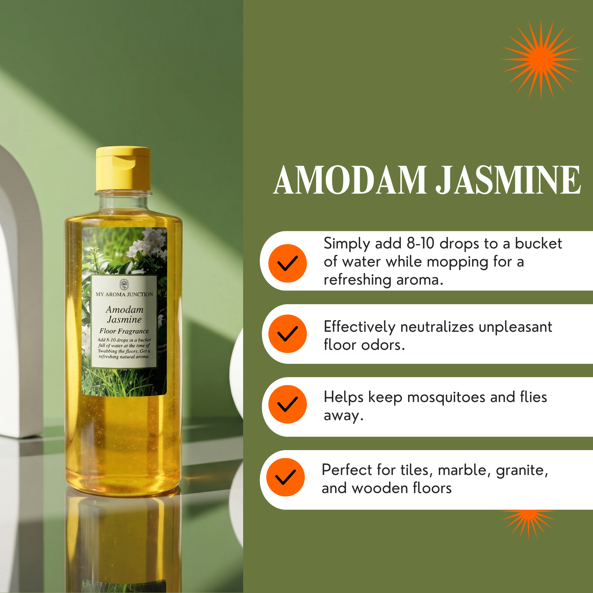 Amodam Jasmine Floor Fragrance 500ml