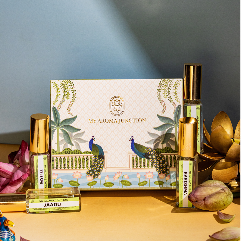 4 x 20ml gift box by Best_perfume_shop_in_Lucknow_MY_AROMA_JUNCTION