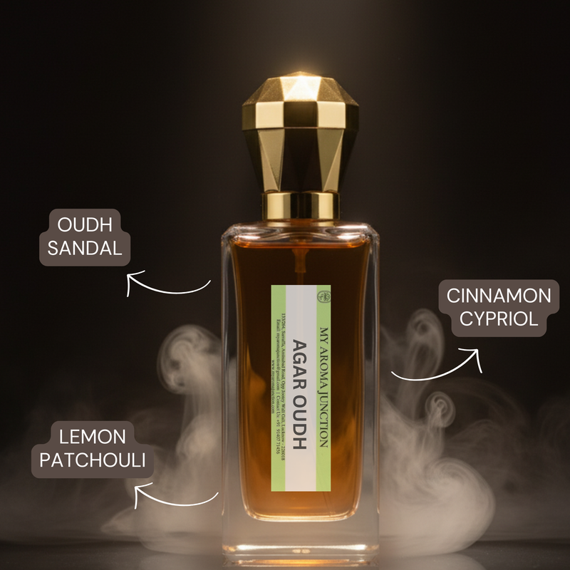 Agar Oudh Perfume – A Royal Oudh & Sandal Fragrance for Men & Women | MY AROMA JUNCTION