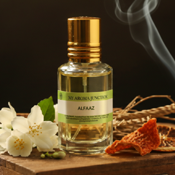 Alfaaz Attar – A Romantic Floral & Woody Scent for Women | MY AROMA JUNCTION