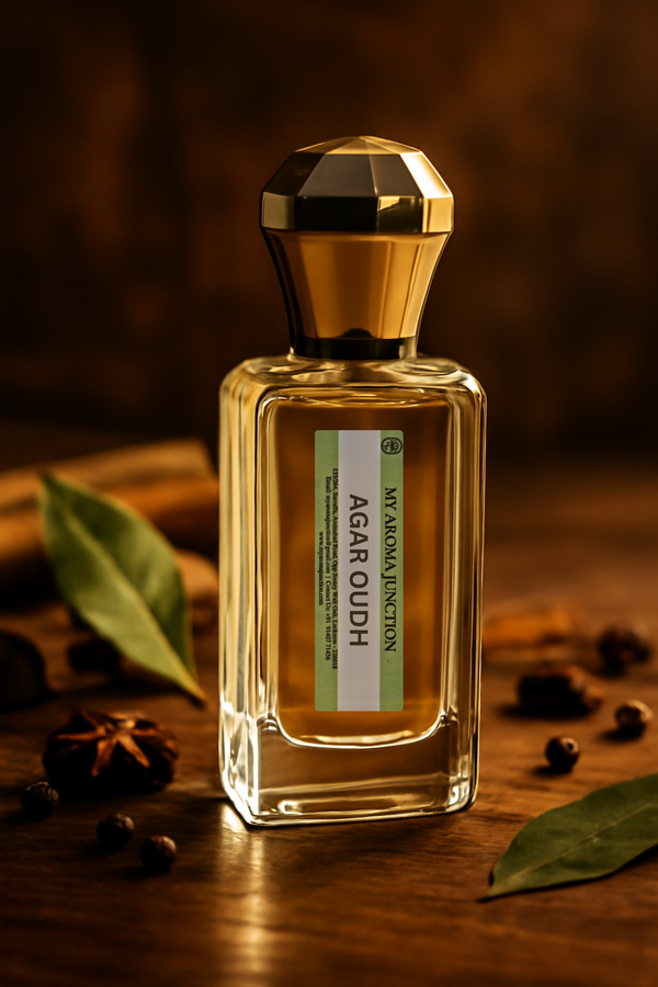 Agar Oudh Perfume – A Royal Oudh & Sandal Fragrance for Men & Women | MY AROMA JUNCTION
