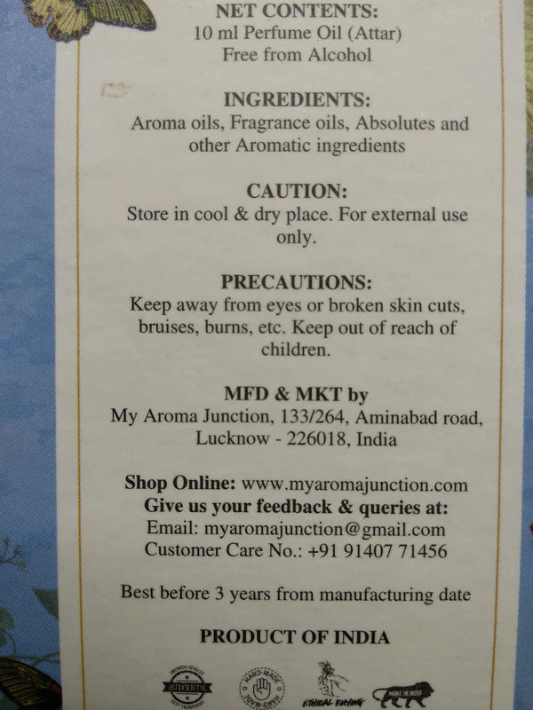 Ahsaas Attar – Long-Lasting Unisex Fragrance by MY AROMA JUNCTION | Best Perfume Shop in Lucknow
