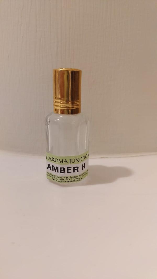 Amber H Attar – Deep, Warm Oriental Scent by MY AROMA JUNCTION | Best Perfume Shop in Lucknow