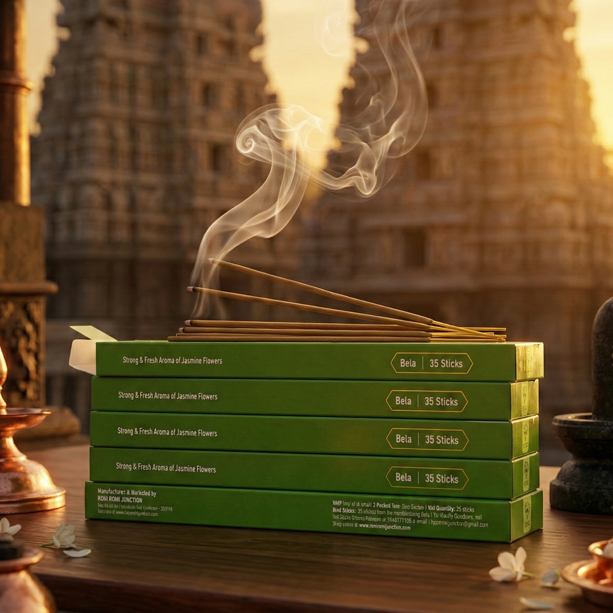 Bela Agarbatti (35 Sticks) Pack of 10.