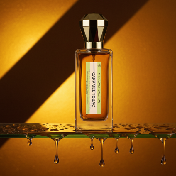Caramel Tobac Perfume – A Smoky, Sweet & Woody Scent for Men | MY AROMA JUNCTION