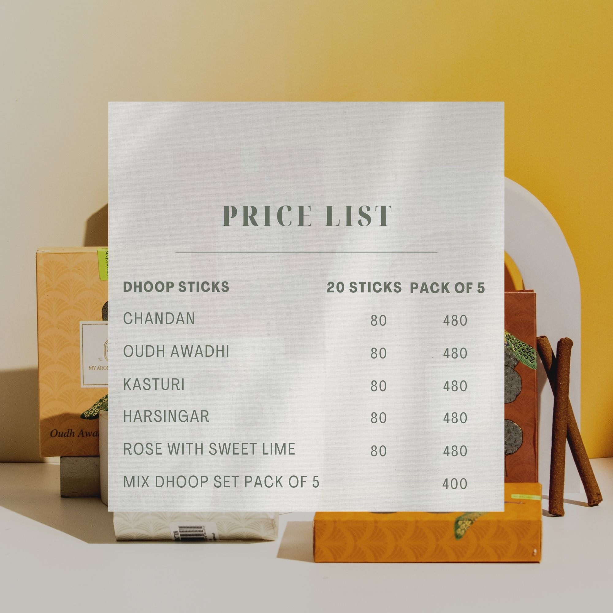 Dhoop Sticks