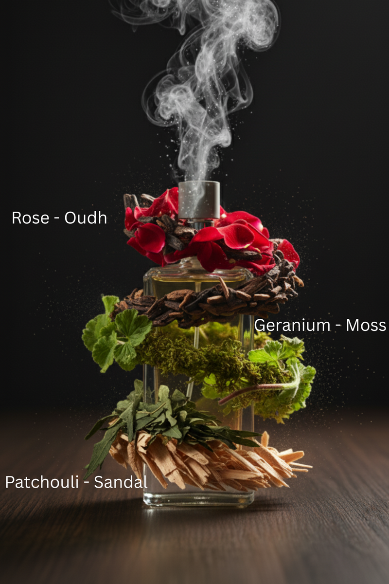 Fana Perfume – A Luxurious Rose Oudh Fragrance for Men & Women | MY AROMA JUNCTION