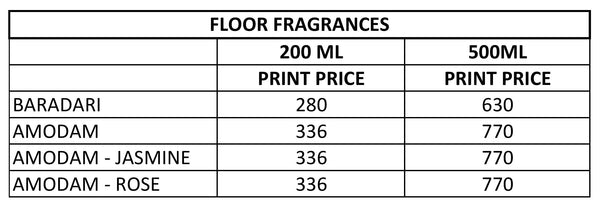 .Price List-Floor Fragrances