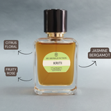 Kriti Perfume – 50ML Unisex | Long-Lasting Citrus, Rose & Jasmine Scent