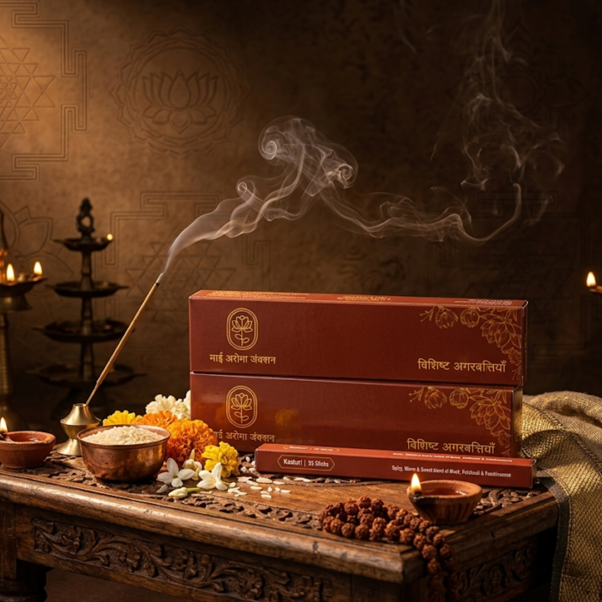 Kasturi Agarbatti (35 Sticks) Pack of 10