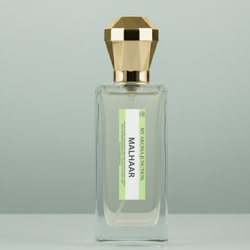 Malhaar Perfume – A Refreshing Earthy-Woody Scent Inspired by Nature | MY AROMA JUNCTION