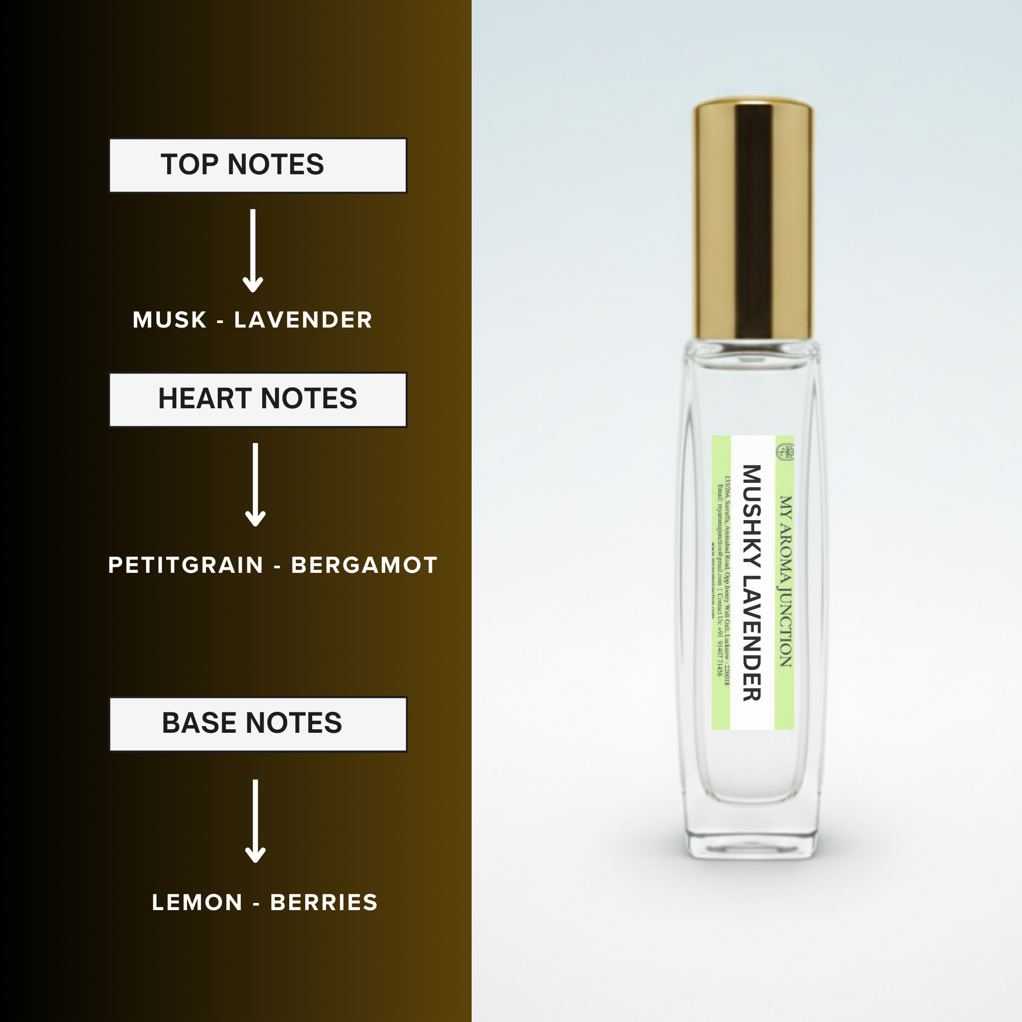 Mushky Lavender Perfume for Men