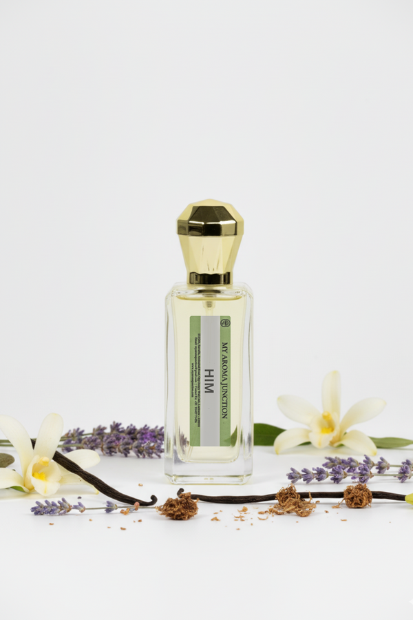 Him Perfume – A Bold & Earthy Musk & Patchouli Scent for Men | MY AROMA JUNCTION