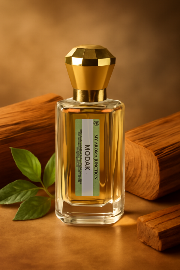 Modak Perfume – A Warm Musk & Cedar Fragrance for Men & Women | MY AROMA JUNCTION
