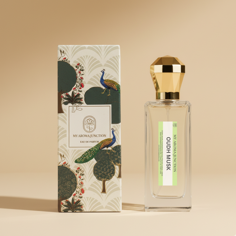 Oudh Musk Perfume – A Luxurious Saffron & Oudh Fragrance for Men & Women | MY AROMA JUNCTION
