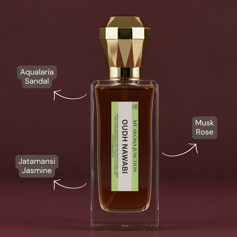 Oudh Nawabi Perfume – A Regal & Intense Oudh Scent for Men | MY AROMA JUNCTION