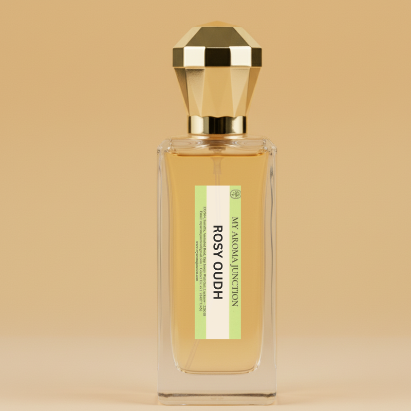 Rosy Oudh Perfume – A Sensual Rose & Oudh Blend for Men & Women | MY AROMA JUNCTION
