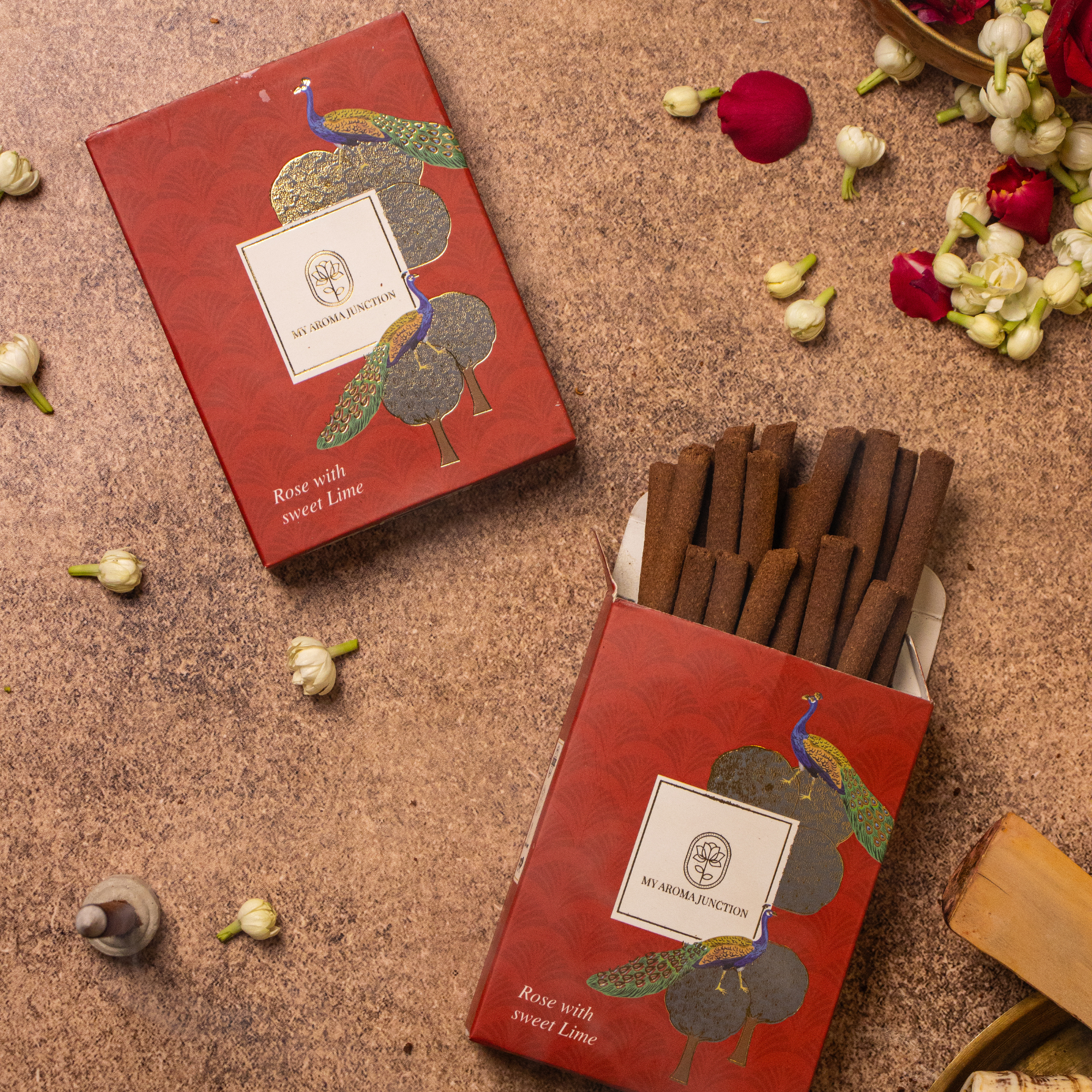 Rose Dhoop Sticks from best perfume brand in Lucknow - My Aroma Junction
