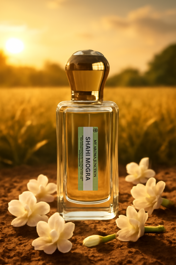 Shahi Mogra Perfume – A Luxurious Jasmine Scent for Devotional & Daily Wear | MY AROMA JUNCTION