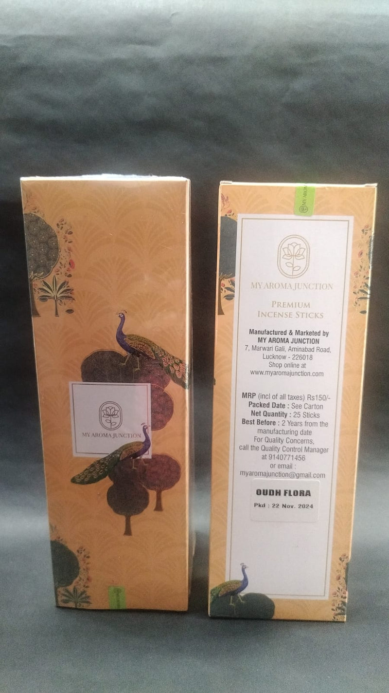 Oudh Flora Premium Incense Sticks (25 Sticks)