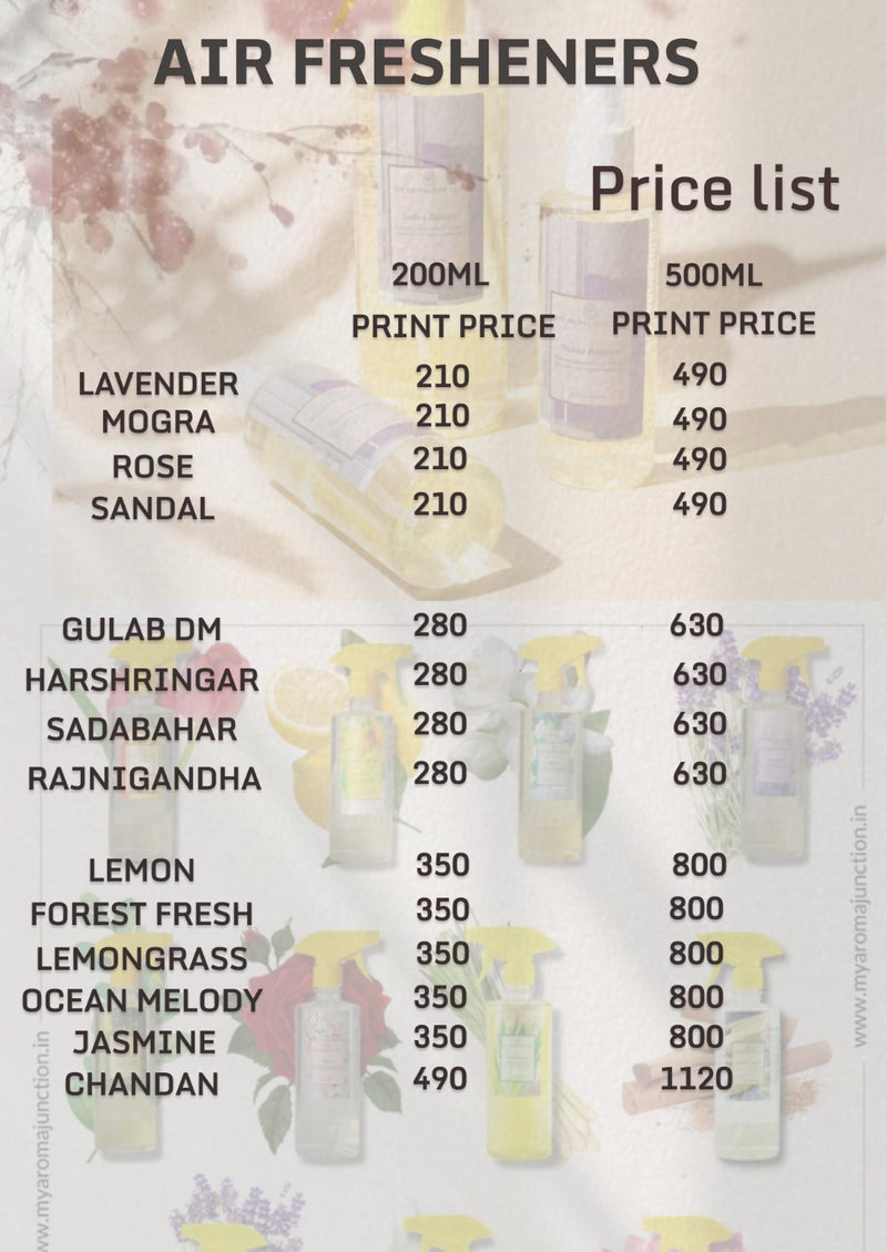 .Price List-Air Fresheners