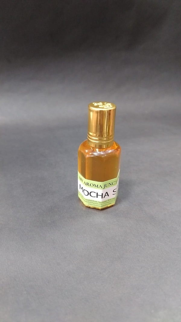 Mocha SPL Attar – Non-Alcoholic Unisex Attar with Coffee & Vanilla | Long-Lasting Fragrance by MY AROMA JUNCTION