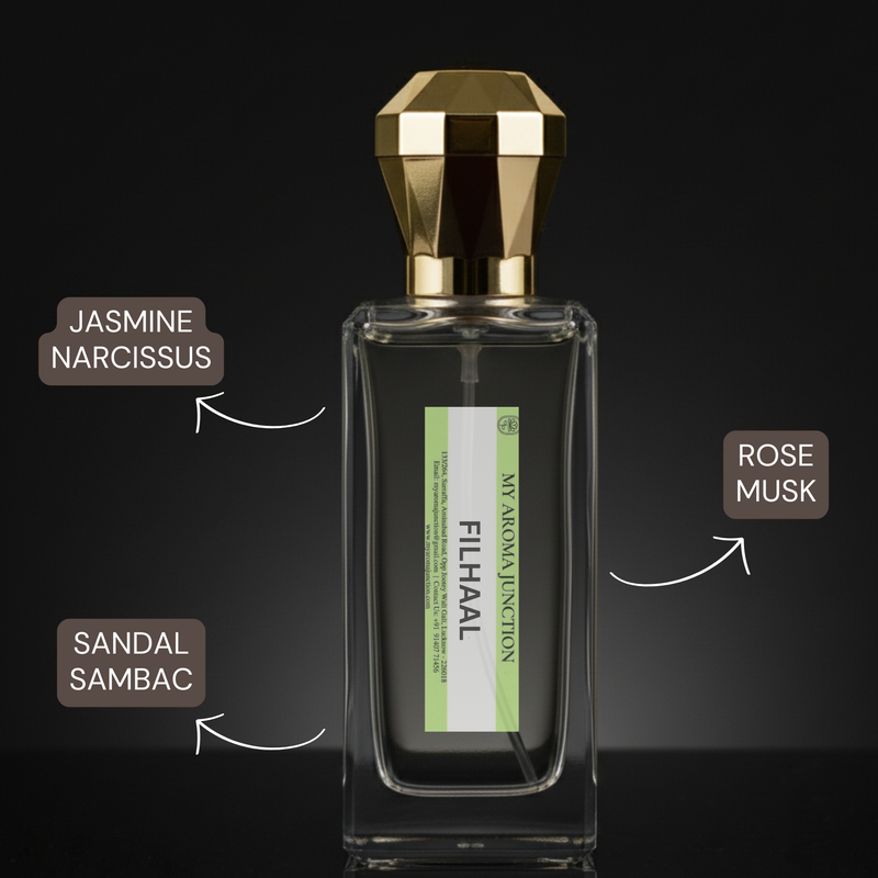 Filhaal Perfume – A Soft Floral Jasmine & Musk Fragrance for Women | MY AROMA JUNCTION
