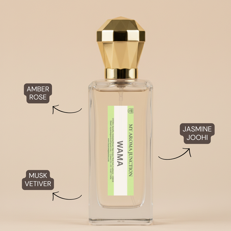 Wama Perfume – A Floral & Elegant Amber-Rose Blend for Women | MY AROMA JUNCTION