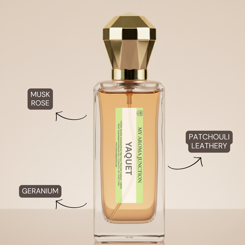 Yaquet Perfume – A Bold & Masculine Musk-Leather Fragrance | MY AROMA JUNCTION