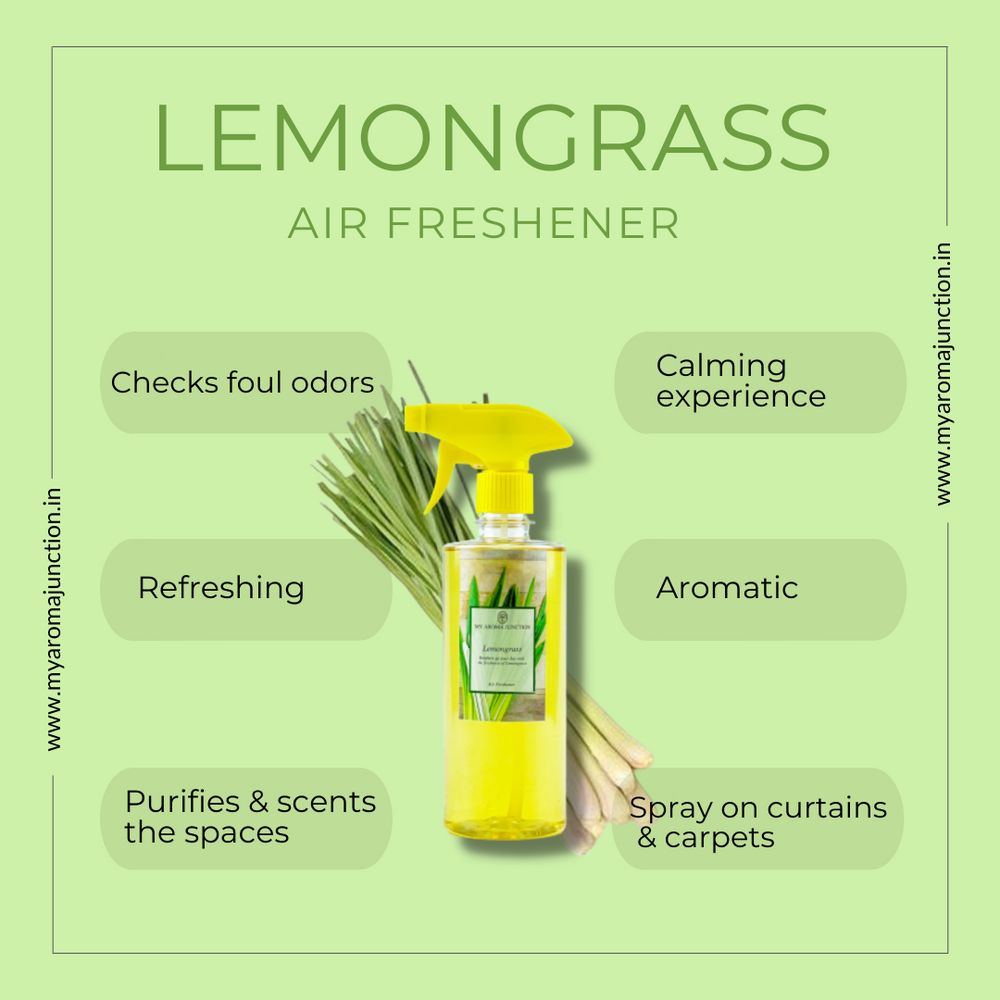 Lemongrass Room Freshener – Citrus Boost & Freshness | MY AROMA